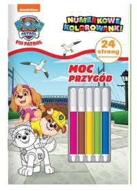 Psi Patrol Numerkowe kolorowanki 8 Moc przygód -  - książka