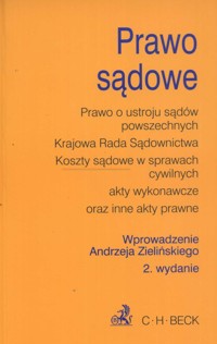Prawo sądowe - Andrzej Zieliński - książka
