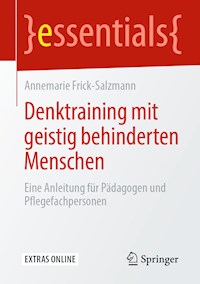 Denktraining mit geistig behinderten Menschen - Annemarie Frick-Salzmann - ebook