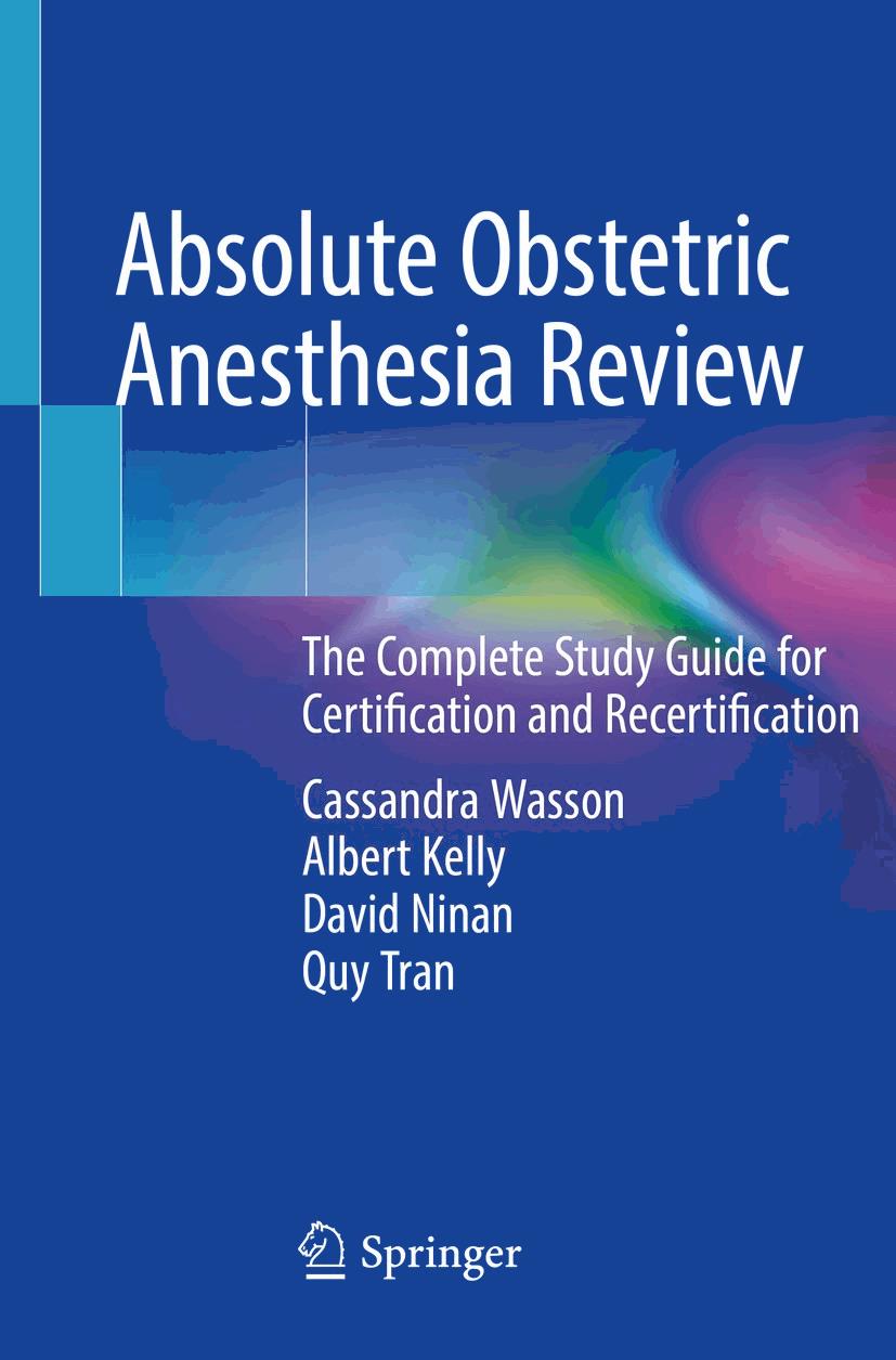 Absolute Obstetric Anesthesia Review