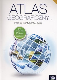 Atlas geograficzny Polska kontynenty świat -  - książka