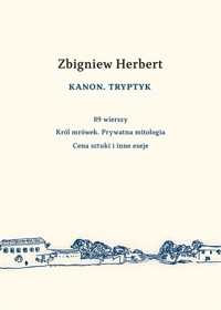 Kanon. Tryptyk - Zbigniew Herbert - książka