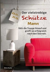 Der zielstrebige Schütze Mann fällt die Treppe hinauf und greift so erfolgreich nach den Sternen - Silvia Kaufer - ebook