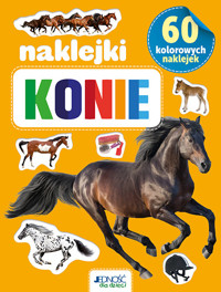 60 kolorowych naklejek Konie -  - książka