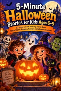 5-Minute Halloween Stories for Kids Ages 6–9 - Anne Dreams - ebook