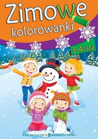 Zimowe kolorowanki 3-4 - zbiorowa praca - książka