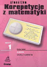 Zeszyt 1 gimnazjum Korepetycje z matematyki - Sabok Halina - książka