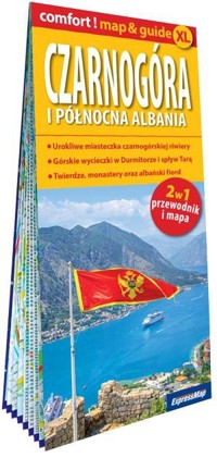 Czarnogóra i Północna Albania Comfort! map&guide - Ewelina Szeratics, Stanisław Figiel - książka