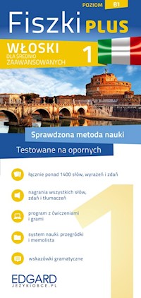 Włoski Fiszki PLUS dla średnio zaawansowanych 1 -  - książka