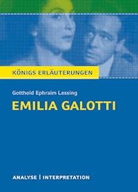 Emilia Galotti von Gotthold Ephraim Lessing. Königs Erläuterungen. - Rüdiger Bernhardt - ebook