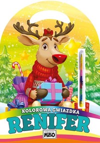 Kolorowa gwiazdka. Renifer - zbiorowa praca - książka