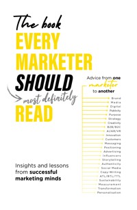 The Book Every Marketer Should Read - 50 Authors - ebook