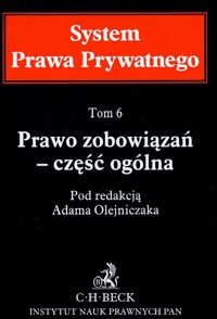 Prawo zobowiązań Część ogólna Tom 6 -  - książka