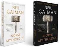 Norse Mythology mix okładek biała i czarna - Neil Gaiman - książka