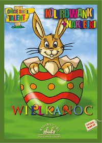 Kolorowanki wielkanocne z naklejkami -  - książka