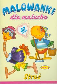 Struś Malowanka dla malucha -  - książka