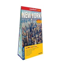 New York. Laminated map in scale 1:75 000 - zbiorowa praca - książka