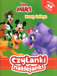 Disney Junior Miki Nowy kolega Czytanki naklejanki -  - książka