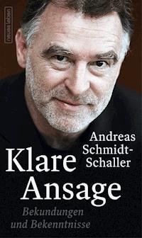 Klare Ansage - Andreas Schmidt-Schaller - ebook