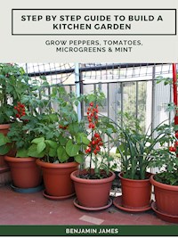 Step by Step Guide to Build a Kitchen Garden: Grow Peppers, Tomatoes, Microgreens & Mint - Benjamin James - ebook