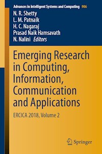 Emerging Research in Computing, Information, Communication and Applications -  - ebook