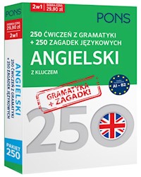 250 ćwiczeń z gramatyki Angielski + 250 zagadek -  - książka