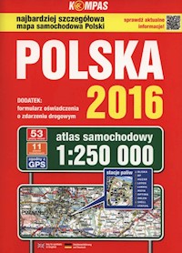 Polska 2016 Atlas samochodowy 1:250 000 -  - książka