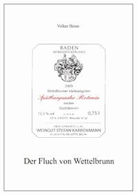Der Fluch von Wettelbrunn - Volker Hesse - ebook