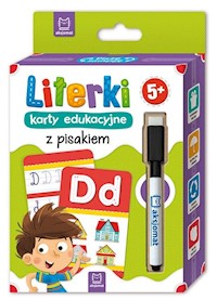 Literki Karty edukacyjne z pisakiem 5+ -  - książka