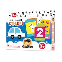 CzuCzu Pisz i zmazuj Cyferki 3+ -  - książka