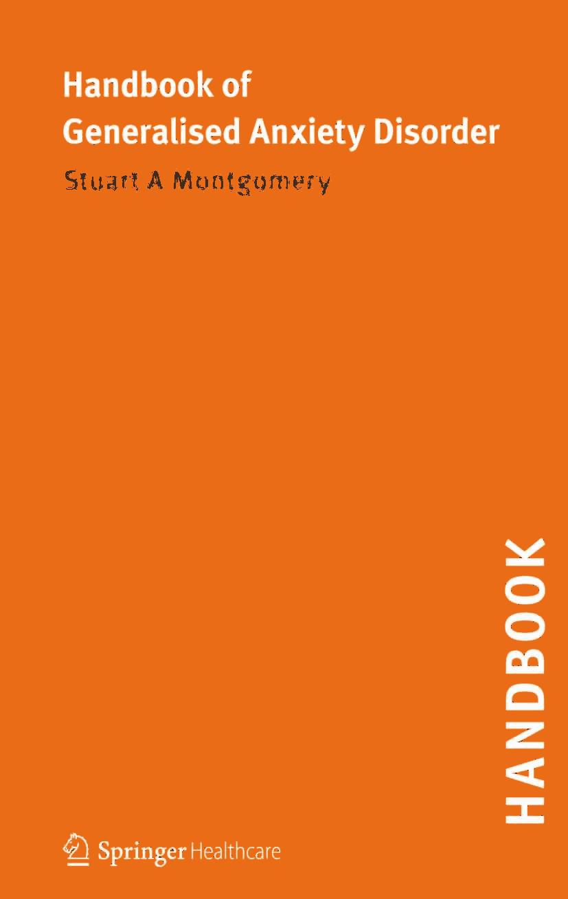 Handbook of Generalised Anxiety Disorder