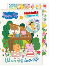 Peppa Pig Naklejki na numerki Część 4 W co się bawić? -  - książka
