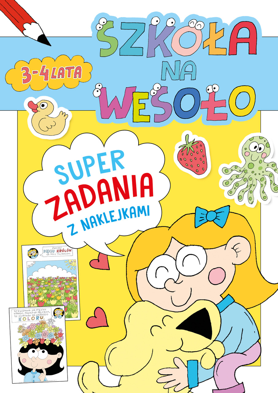 Szkoła na wesoło. Superzadania z naklejkami 3-4 lata - Robert Trojanowski - książka