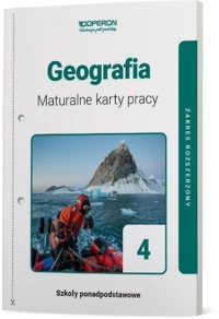 Geografia 4 Maturalne karty pracy Zakres rozszerzony - Kryczka Iwona - książka