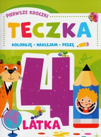 Pierwsze kroczki Teczka 4-latka -  - książka