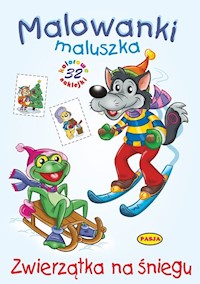 Malowanki maluszka Zwierzątka na śniegu - Błędowski Ernest - książka