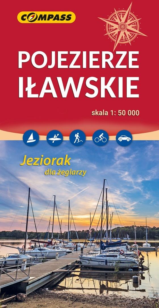 Pojezierze Iławskie. Mapa turystyczna  w skali 1:50 000 - zbiorowa praca - książka