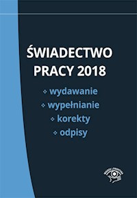 Świadectwo pracy 2018 - - książka