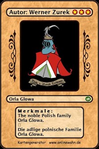 The noble Polish family Orla Glowa. Die adlige polnische Familie Orla Glowa. - Werner Zurek - ebook