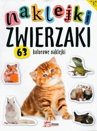 Naklejki Zwierzaki 63 kolorowe naklejki -  - książka