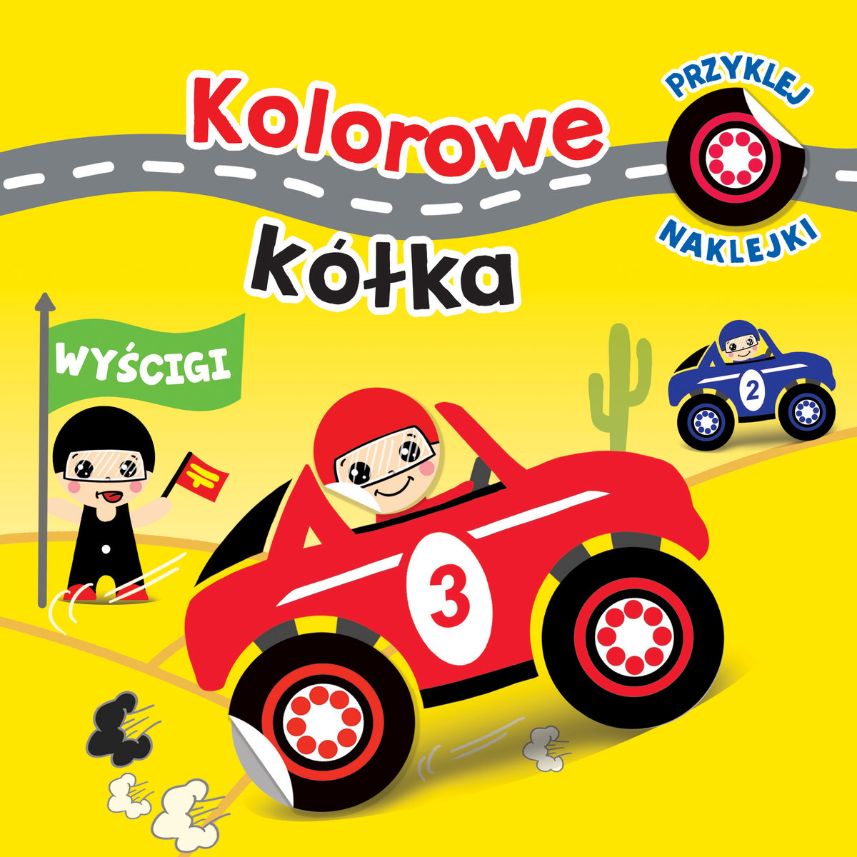 Kolorowe kółka. Wyścigi - Ilona Bumblauskiene, Juozas Rimeikis (ilustr.) - książka