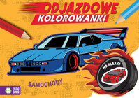 Odjazdowe kolorowanki. Samochody - zbiorowa praca - książka