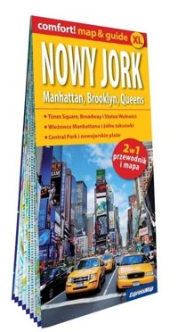 Nowy Jork. Przewodnik i mapa 2w1 - zbiorowa praca - książka