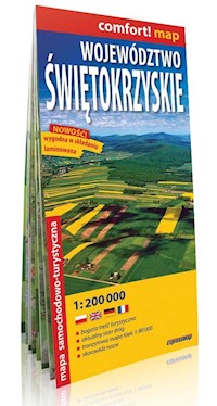 Województwo Świętokrzyskie laminowana mapa -  - książka