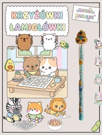 Krzyżowki, łamigłówki. Kawaii i naklejki - zbiorowa praca - książka