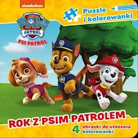 Psi Patrol Puzzle i kolorowanki Rok z Psim Patrolem -  - książka