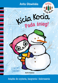 Kicia Kocia. Pada śnieg. Kolorowanka - Anita Głowińska - książka