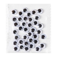 Samoprzylepne ruchome oczka 8mm 36szt -  - książka