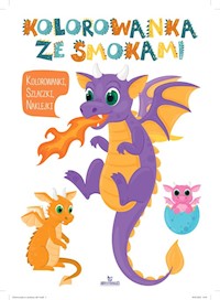 Kolorowanka ze smokami -  - książka