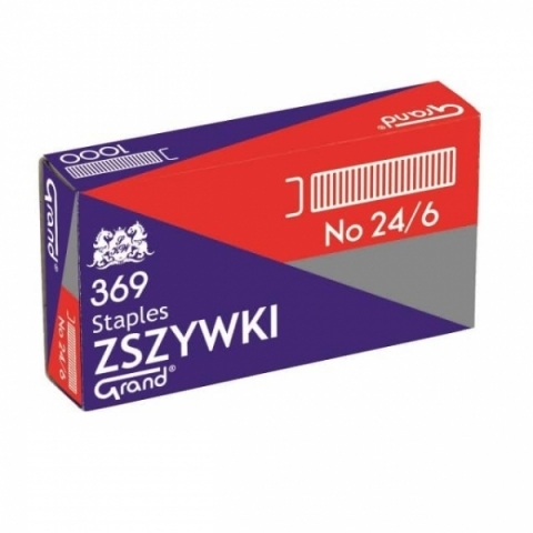Zszywki 24/6, 1000 szt. (110-1388) -  - książka